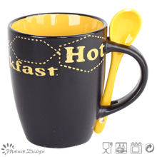 10oz Ceramic Coffee Mug with Spoon Cheap Price